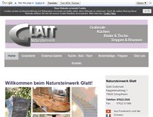 Tablet Screenshot of natursteinwerk-glatt.de